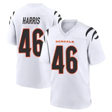 White Men's Clark Harris Cincinnati Bengals Legend Color Rush Super Bowl  LVI Bound Jersey