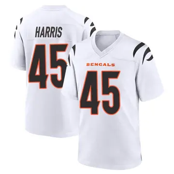 Darien Harris Player Issued & Signed Cincinnati Bengals #45 Nike Dri-Fit XL  Shirt