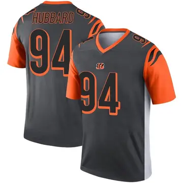 Men's Cincinnati Bengals #94 Sam Hubbard Limited White Rush Vapor