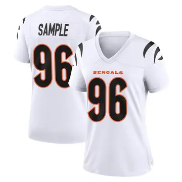 Cam Sample 96 Cincinnati Bengals Super Bowl LVII Champions Men Game Jersey  - Black - Bluefink