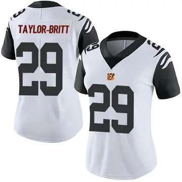 Cam Taylor-Britt Cincinnati Bengals Men's Legend White Color Rush