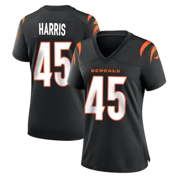 Darien Harris Player Issued & Signed Cincinnati Bengals #45 Nike