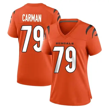 Men's Nike Jackson Carman Black Cincinnati Bengals Game Jersey