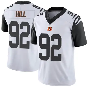 BJ Hill Cincinnati Bengals Youth Orange Name & Number Logo Long