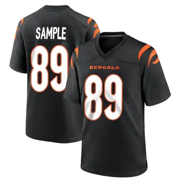 Drew Sample 89 Cincinnati Bengals Game Jersey - Black - Bluefink